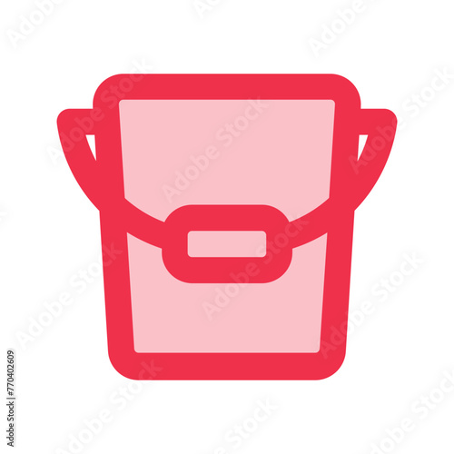 pail outline fill icon