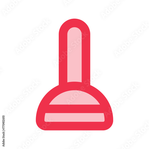 plunger outline fill icon