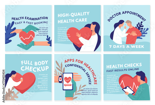 Social media post set for health care service
