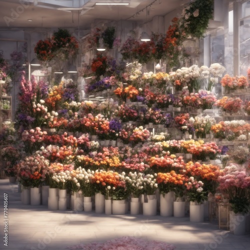 Wallpaper Mural flower shop Torontodigital.ca