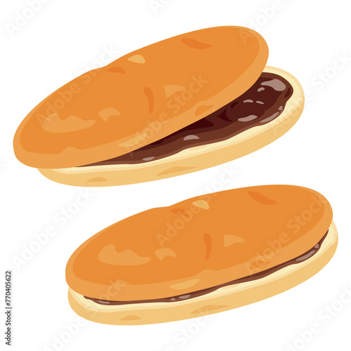 チョコクリームコッペパンサンドセット
