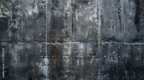 Background texture old of a dark concrete wall, With Copy Space to design the interior texture for display products.