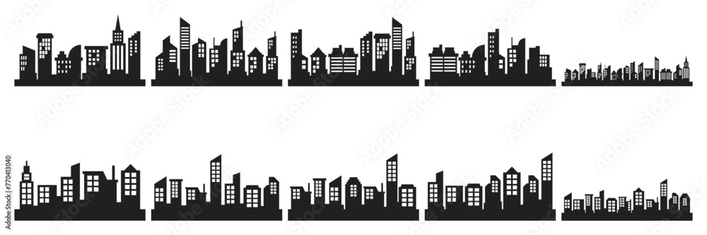 City Silhouette Set