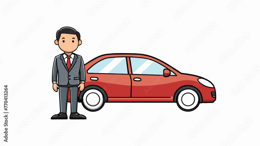 car businessman silhouette vector illustration car businessman silhouette vector illustration