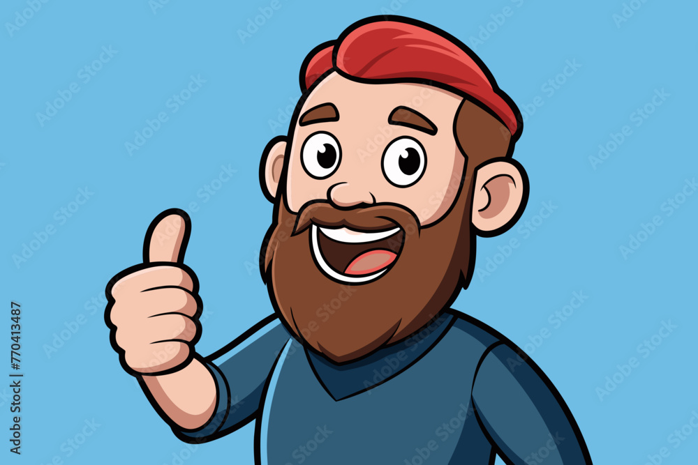 happy man cool silhouette vector illustration happy man cool silhouette vector illustration