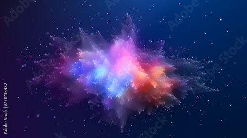 Abstract particle background © jiejie