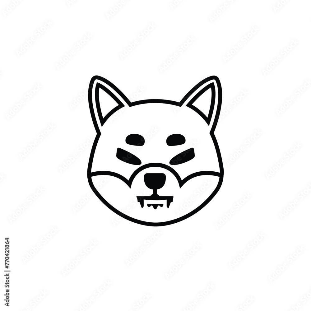 modern and elegant shiba inu token icon from  Cryptocurrency trading icon