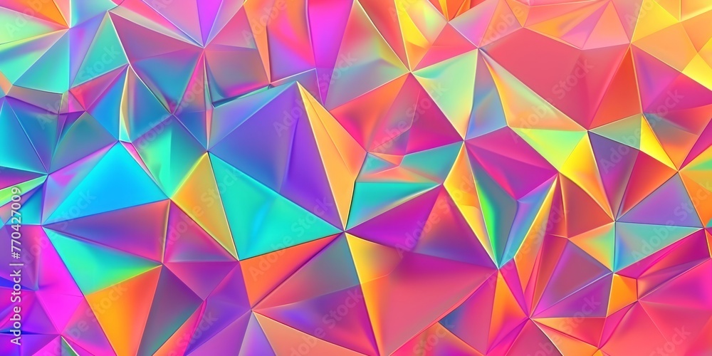 An abstract background of triangles bursts with fauvist chromatics, pristine shapes, and vibrant gradients. An abstract background of triangles bursts with fauvist chromatics, pristine shapes, and vibrant gradients.