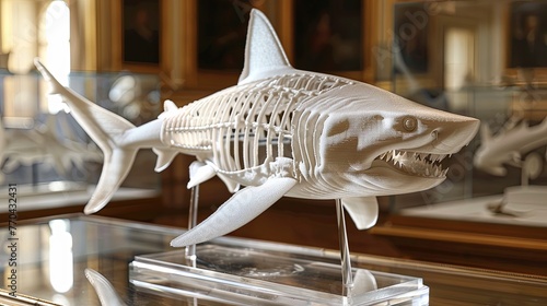 A 3D printed shark exhibits ancient strength  shark simulation