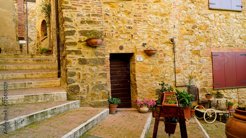 Borgo medievale di Petroio,  Val d'Orcia, provincia di Siena. Toscana, Italy photo