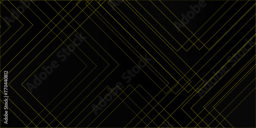 Abstract Multicolor Stripes Line on Black background design with layers of Geometric shapes connection of lines. vector futuristic digital landscape with lines. 