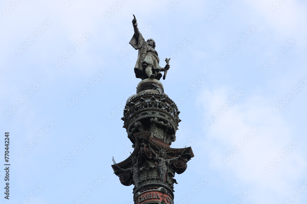 彫像　スペイン　バルセロナ