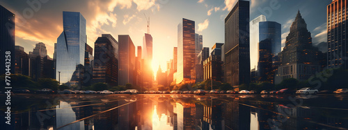 Skyscrapers and building in New York City