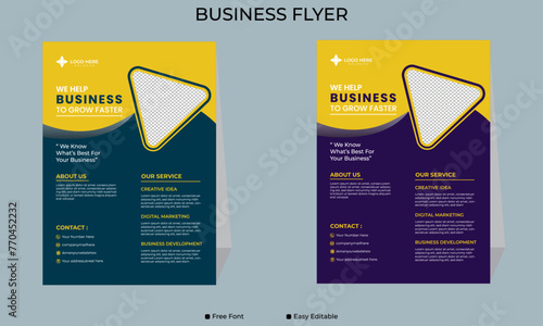 Business flyer design, modern business flyer design, eye catching design, professional business flyer design