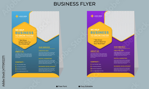 Business flyer design, modern business flyer design, eye catching design, professional business flyer design
