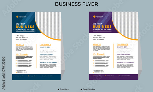 Business flyer design, modern business flyer design, eye catching design, professional business flyer design
