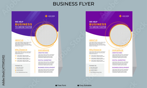 Business flyer design, modern business flyer design, eye catching design, professional business flyer design