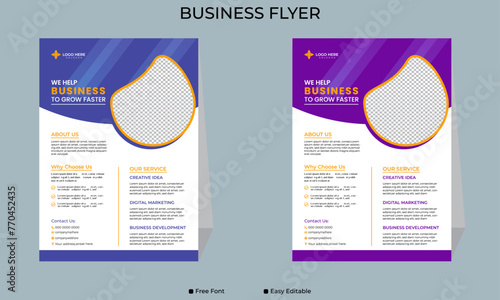 Business flyer design, modern business flyer design, eye catching design, professional business flyer design