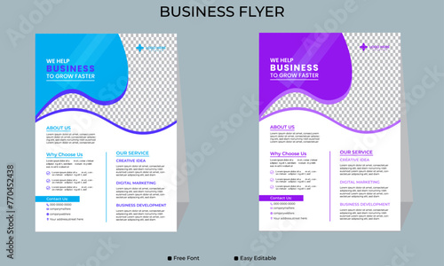 Business flyer design, modern business flyer design, eye catching design, professional business flyer design