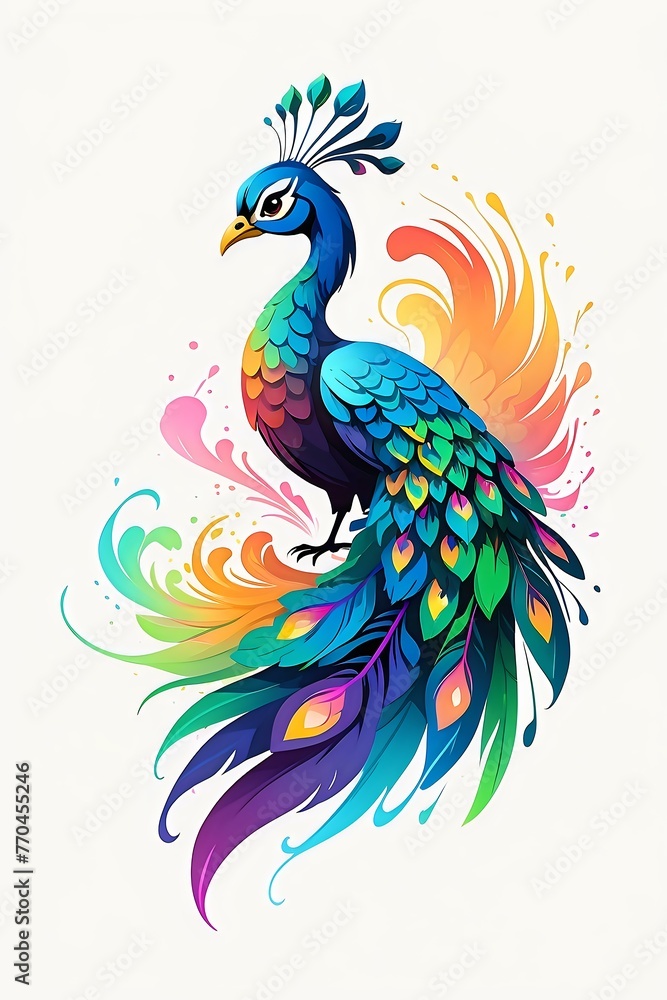 Splendid Peacock Artistry.
An artful peacock displaying a cascade of colorful feathers, perfect for elegant decor and artistic impressions. Splendid Peacock Artistry.
An artful peacock displaying a cascade of colorful feathers, perfect for elegant decor and artistic impressions.