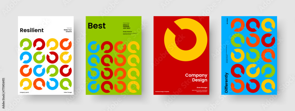Obraz premium Modern Book Cover Template. Abstract Report Layout. Isolated Business Presentation Design. Flyer. Banner. Background. Poster. Brochure. Handbill. Journal. Notebook. Pamphlet. Brand Identity