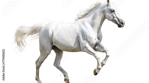 Equine Elegance: Majestic Horses in Stunning Isolation