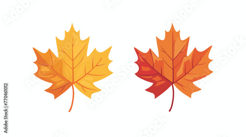 Canada Leaf or Maple Leaf Logo can be use for icon sign