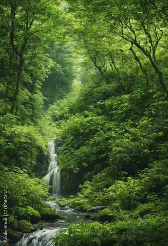 waterfall in the forest