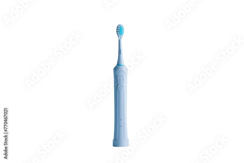 Electric Toothbrush On Transparent Background.