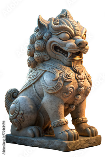 Wallpaper Mural chinese lion statue Torontodigital.ca