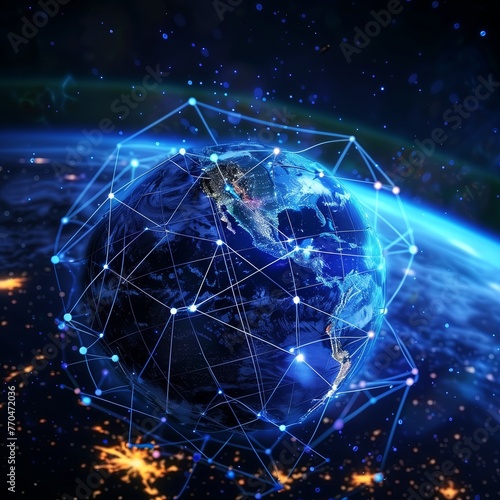 Global Network and Telecommunication  Harnessing Blockchain and IoT for Digital Business Expansion
