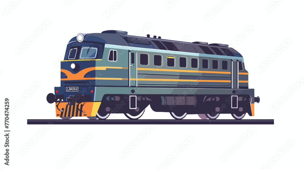 Train Vector on a transparent background. Premium qual