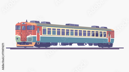 Train Vector on a transparent background. Premium qual