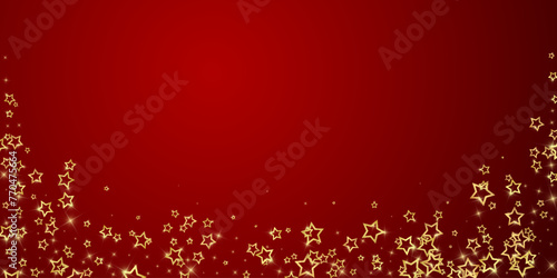 Starry night fairy tale background.