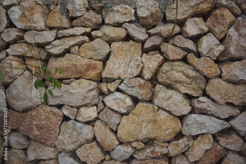 ungrouted stone masonry riprap wall 2