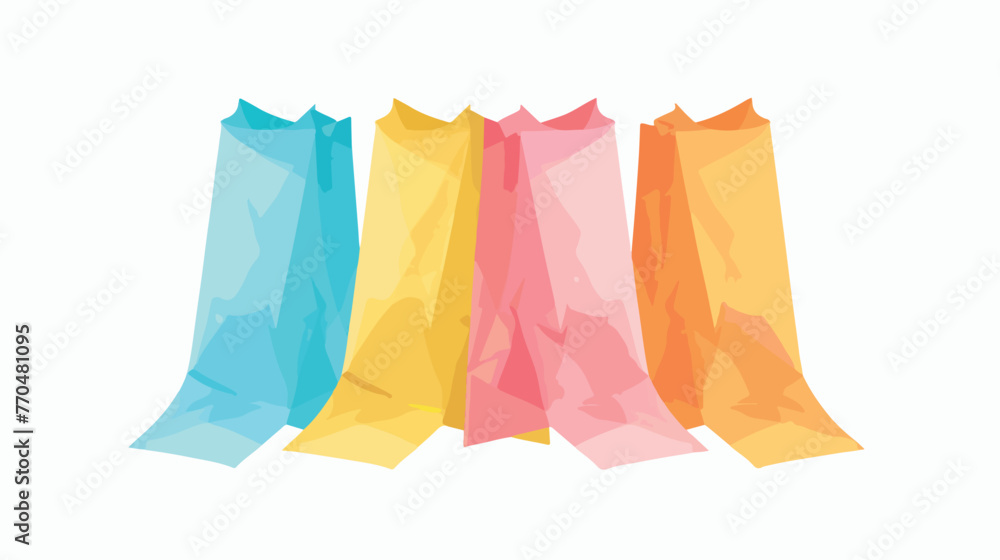 Tissue Paper Colored Vector Icon  flat vector 