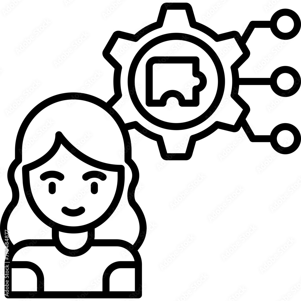 Logical Thinking Icon Logical Thinking Icon