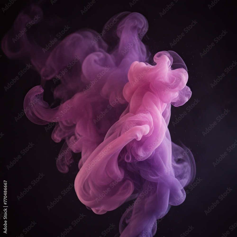 smoke on black background smoke on black background