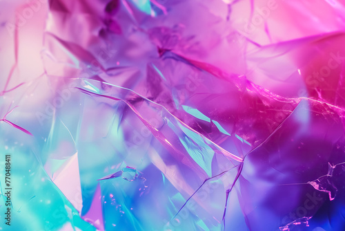 deep purple frozen ice crystal crack background