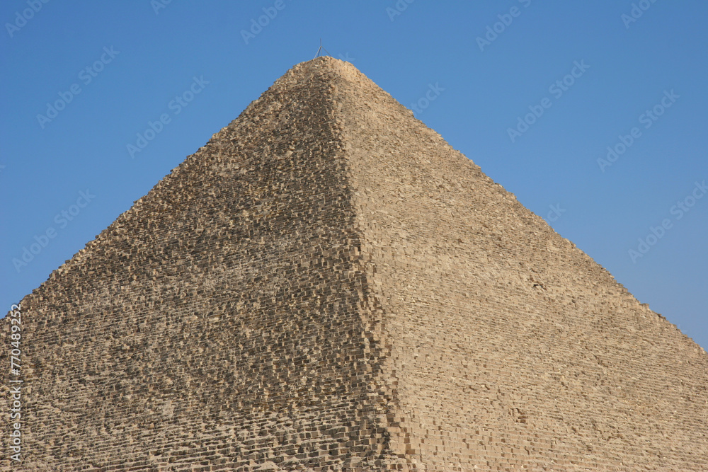Pyramids of Giza. One of Seven Wonders of the World.