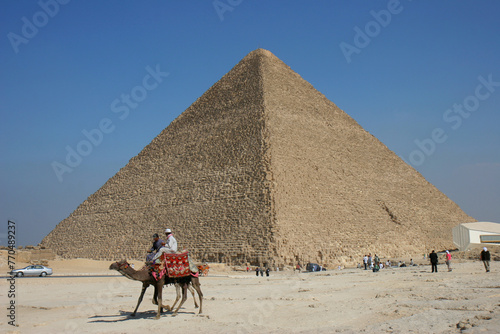 Great pyramids of Egypt.