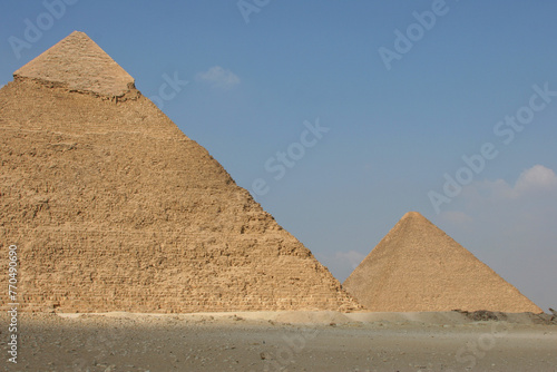 Great pyramids of Egypt.