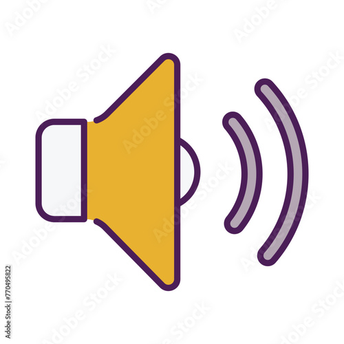 Volume icon editable stock vector icon 