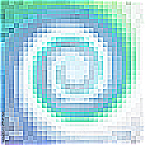 pixel design element. aliased, circle and square, Multi Color vector polygonal illustration consisting of rectangles. Rectangular design for your business. Creative geometric background. photo