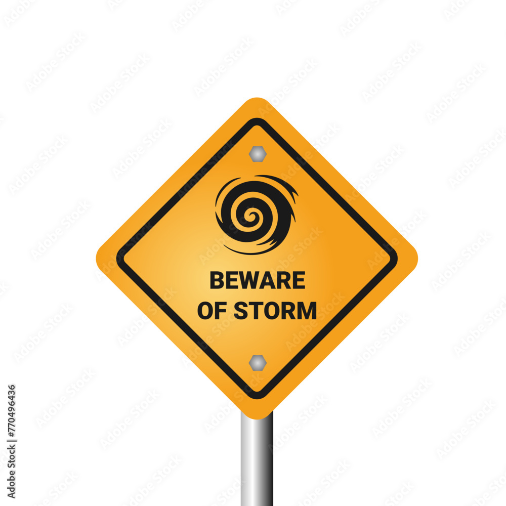 hurricane warning sign illustration hurricane warning sign illustration