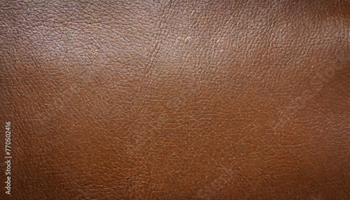 Brown leather texture background. Generative AI.