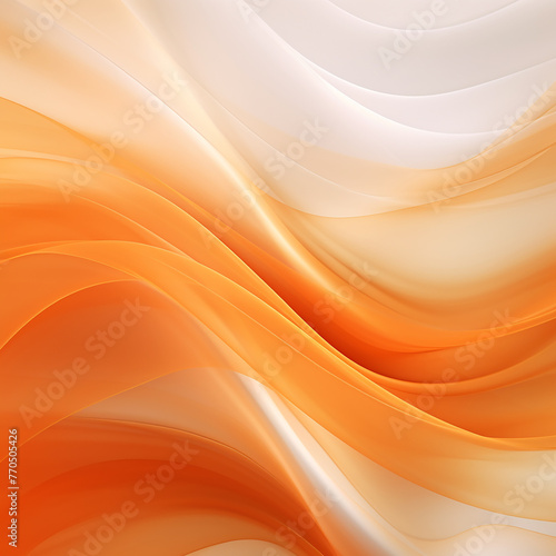 3d photo of abstract orange background made with generative ai