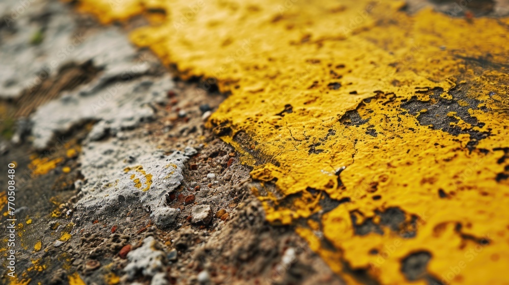 Close-up of concrete surface yellow colors Close-up of concrete surface yellow colors