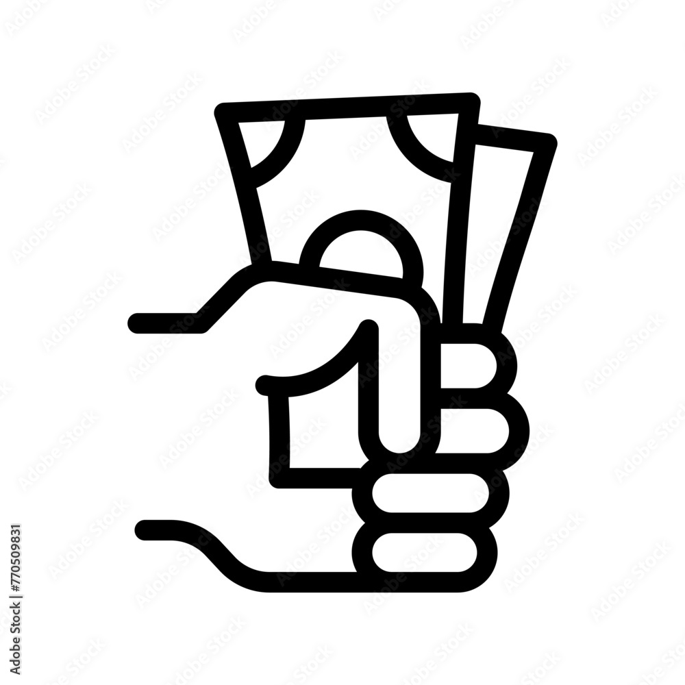 salary line icon illustration vector graphic salary line icon illustration vector graphic