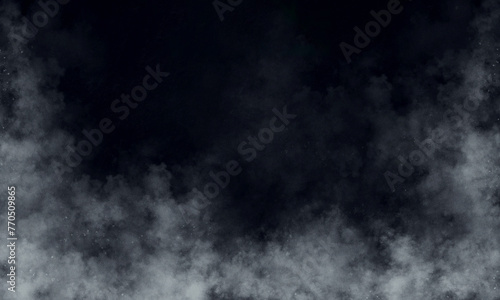 Empty Fog room with floor abstract stage of dark room concrete floor stage background